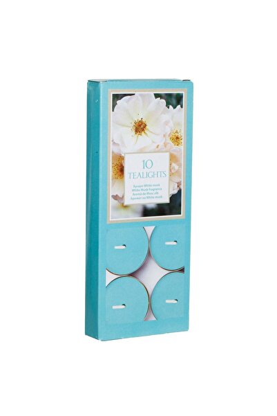 OEM Scented Turquoise Pill Candles with White Musk Aroma Ø4x1.5cm - 10pcs