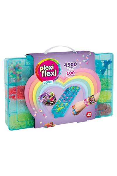 OEM Set Plexi Flexi Love Husa Mare cu 4500 de Elastice & 100 de Accesorii - AS