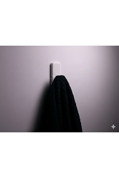 teknotrust Şık Modern 1 Adet Beyaz Renk Askılık El Havlusu Askılığı Mutfak Ha...