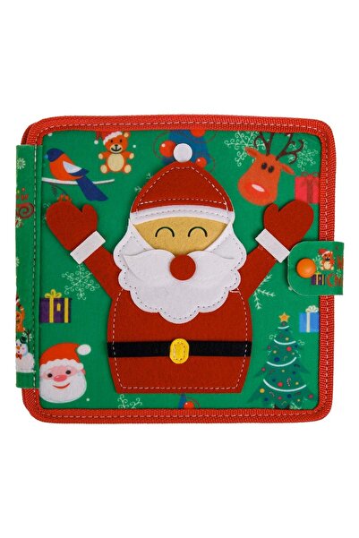 OEM Carte cu Activitati din Fetru Quiet Book Mos Craciun