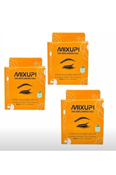 mixup wax مجموعة ميكس أب لتشكيل الحواجب (3 عبوات)