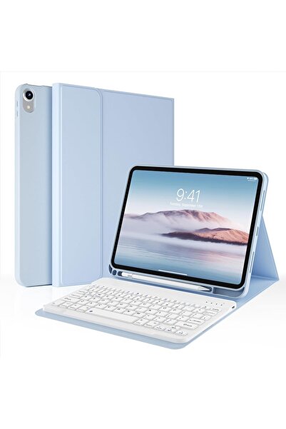 HYX Detachable Bluetooth Keyboard Cover with Pencil Holder for iPad 11/10 Gen...