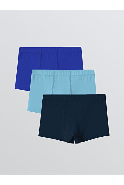 LC Waikiki Navy Blue Boys' Boxer 3-Pack