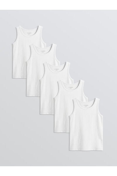 LC Waikiki I Boy's Combed Cotton Underwear Undershirt 5-Pack from Freezen Store