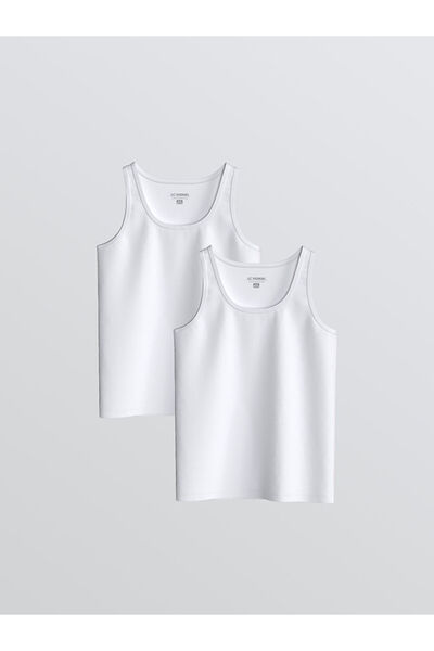 LC Waikiki Esvab • Modern & Distinctive Zero Roba Collar Boys' Undershirt 2-Pack