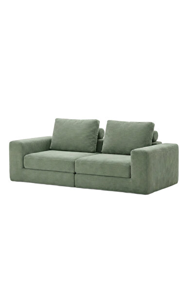 Evessan 90X180 Koltuk Çekyat - Pratik Yer Yatağı - Fitilli Kadife Kumaş - Akt...