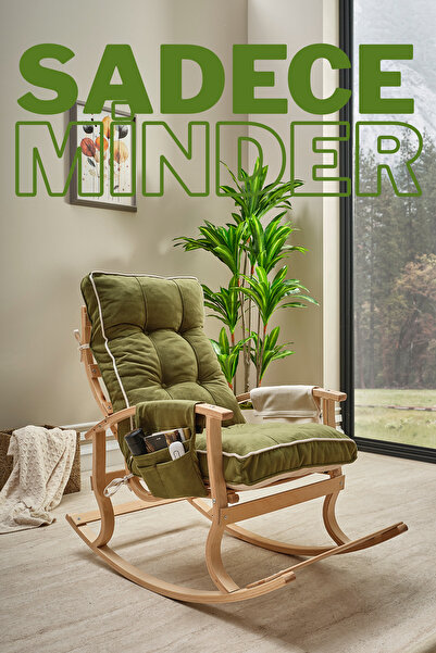 ÖZMOB Relax Lüx Çift Taraflı Sallanan Sandalye Minderi TV Koltuğu Minderi (te...