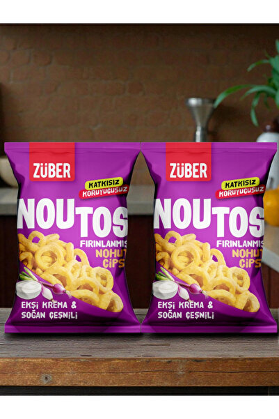 Züber Ekşi Krema&Soğan Nohut Cipsi 55 g x 2 Adet