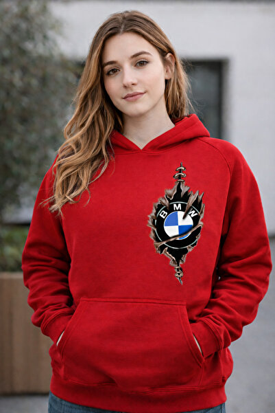 Infire clothing قصة فضفاضة سترة للجنسين مصنوعة من القطن بنسبة 100% BMW مطبوع ...