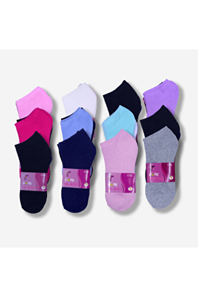 SOCKSTİME Women's Winter Bermuda Socks - 12 Pairs