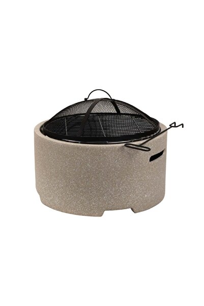 Top Mark موقد نار حجري دائري 48 × 48 × 34.5 سم