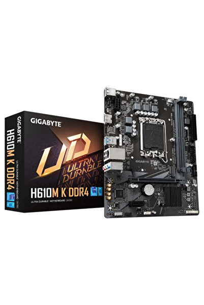 Gigabyte H610m-k Ddr4 3200mhz 1xhdmı 1xm.2 Usb 3.2 Matx 1700p (12. / 13. Ve 1...