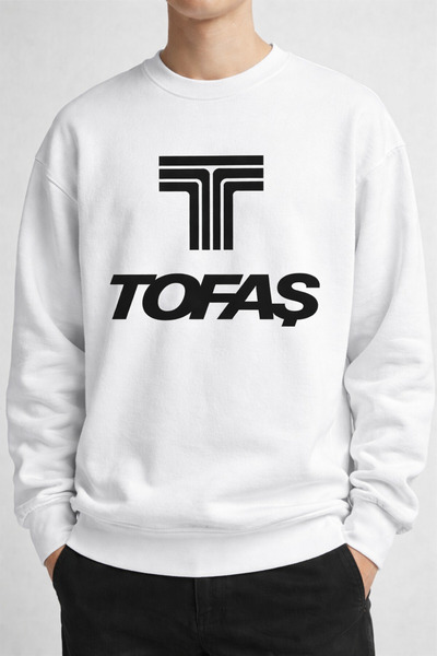 Infire clothing Oversized Unisex 100% Cotton Tofaş Printed Hooded Sweatshirt