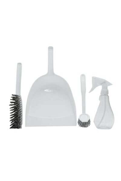 FO Broom with Cleaning Brushes + Spray