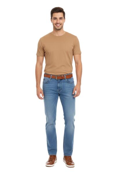 LOCUS JEANS Ανδρικό τζιν παντελόνι μεγάλου μεγέθους Regular Fit 320 BGL-ST05159