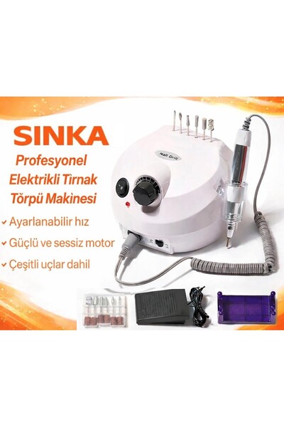 Empressco Elektrikli Profesyonel Freze Tırnak Törpü, 85W, 35000 RPM, Bakım ve...