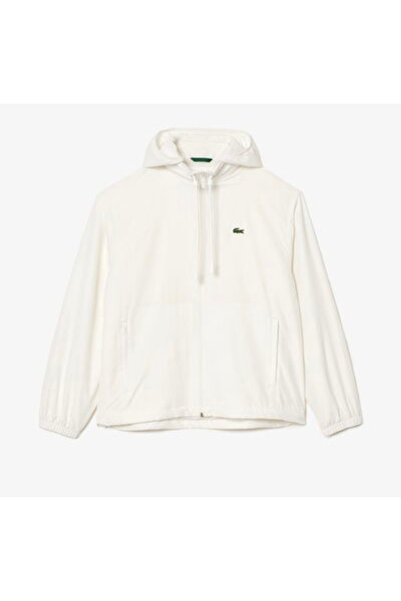 Lacoste dik yaka beyaz ceket