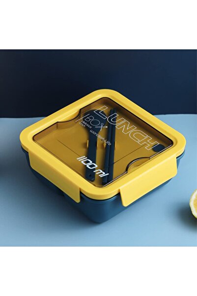 ZJ&Brothers Lunch Box, 4-3-2-Compartment, 1100ML, Microwave & Dishwasher Safe...