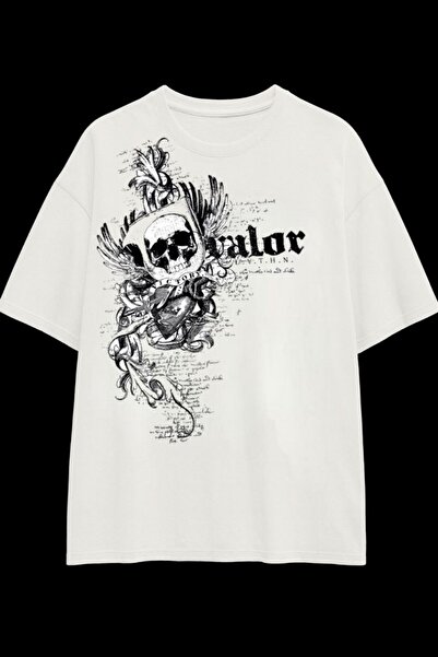 MAYDAY CULTURE Tricou oversize din bumbac cu imprimeu DTF Affliction, unisex,...