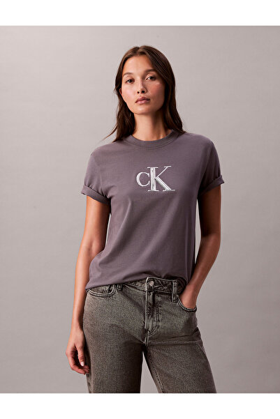 Calvin Klein Sequin Monogram Classic T-Shirt