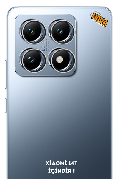 cepmoda زجاج حماية عدسة الكاميرا المعدنية من شاومي 'MI 14T' - فضي