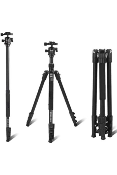 Generic حامل ثلاثي القوائم محمول لكاميرا الحركة مصنوع من سبائك الألومنيوم بطو...