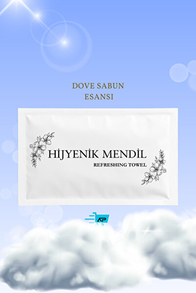 alazpack ambalaj ALAZPACK Dove Sabun Esanslı Tek Kullanımlık Islak Mendil Cep...