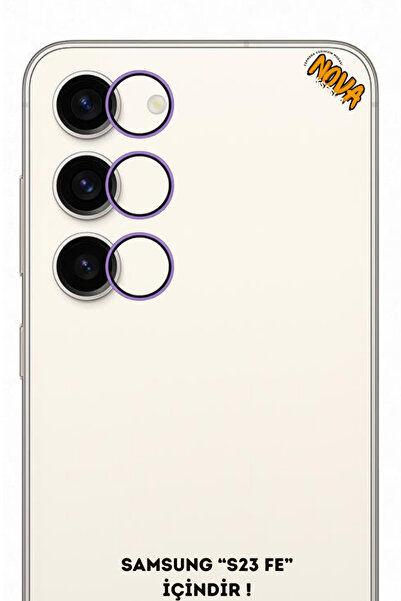 cepmoda زجاج حماية لعدسة الكاميرا المعدنية من سامسونج جالاكسي 'S23 / S23 FE' ...