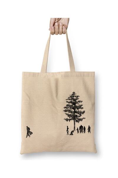 Toyaso Берсерк бяла платна чанта с дълги дръжки за пазаруване и плаж