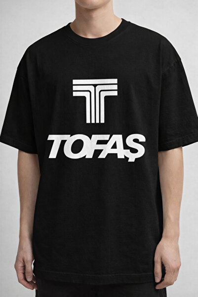 Infire clothing قصة فضفاضة تي شيرت توفاش مطبوع للجنسين مصنوع من القطن بنسبة 100%