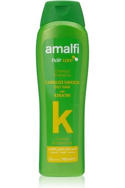 AMALFİ شامبو الكيراتين للشعر الدهني، 750 مل