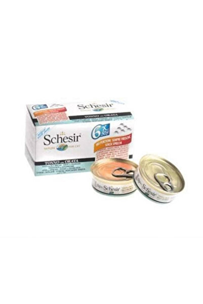 Schesir Sheba Tuna with Sea Bream Wet Food 50g*6 cans
