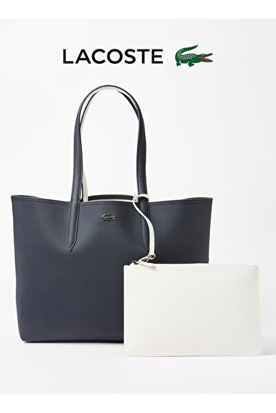 Generic Women's Reversible Tote Bag Navy/White