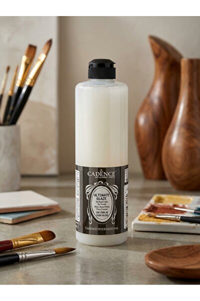 Cadence Ultimate Glaze Parlak 500 ml Tüm Yüzeyler Kokusuz Su Bazlı Kalın Sır ...