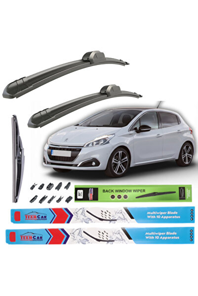 TEAMCAR Ștergătoare de parbriz Peugeot 208 I 5 uși (A9, 2012–2019) – Set complet