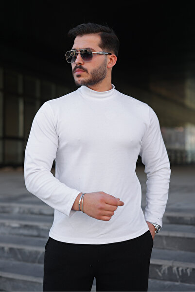 Berka Men's Mock Neck Bodysuit - Soft, Flexible and Lightweight Ribbed Knit F...