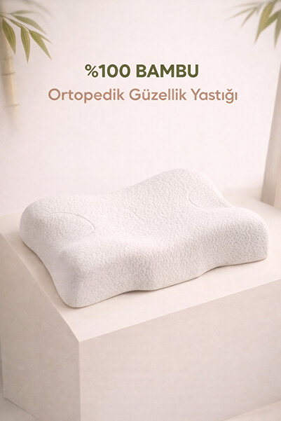 Can Home Textiles Kırışıklık Önleyici Visco Ortopedik Güzellik Yastığı (BAMBU...