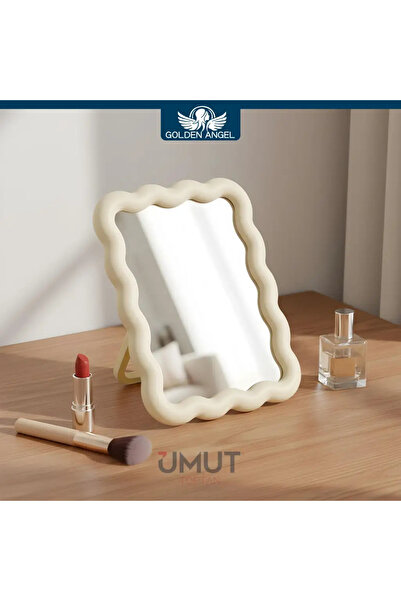 Jenerik Golden Angel Masa Üstü Makyaj Aynası Kare Ayn-204