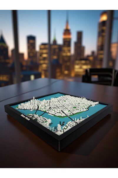 Dynacore Dekoratif CityArte - New York 3B Şehir Haritası