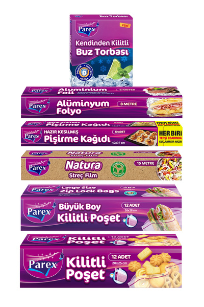 Parex Ekonomik Pişir Sakla Altı Parçalı Set