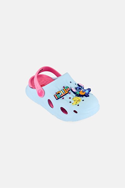 Disney Stitch Toddlers Girl Slip On Clogs, Turquoise