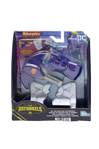 mattel FISHER PRICE BATWHEELS MASINUTA ALBASTRA SCARA 1:55