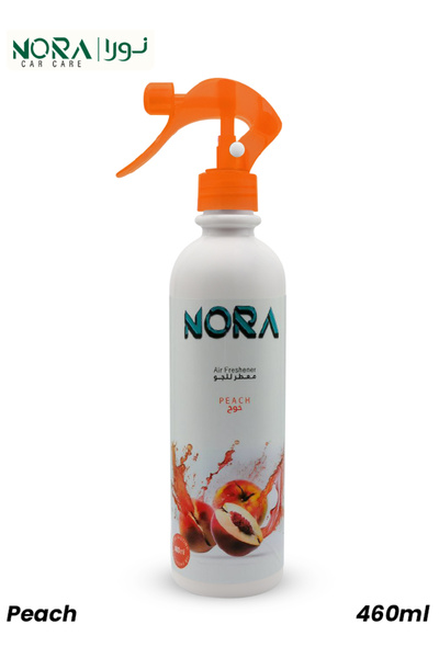 Nora معطر جو برائحة الخوخ 460 مل - رائحة فواكه تدوم طويلاً للمنزل والمكتب وال...