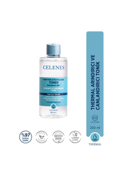 Celenes Thermal Arındırıcı Canlandırıcı Tonik 200 ml