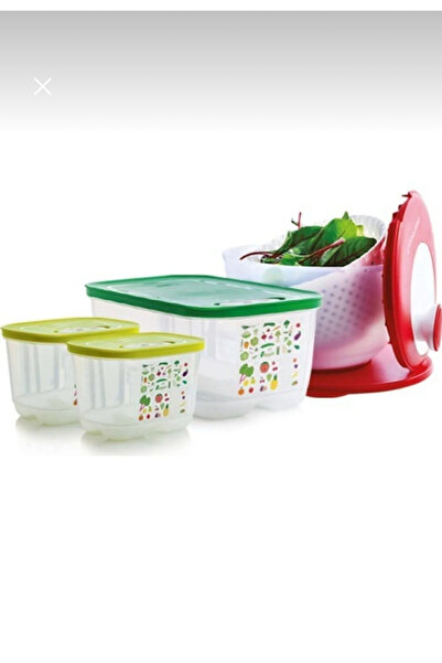 Tupperware Sera 4.4 and 1.8 2 Units and Salad Dryer