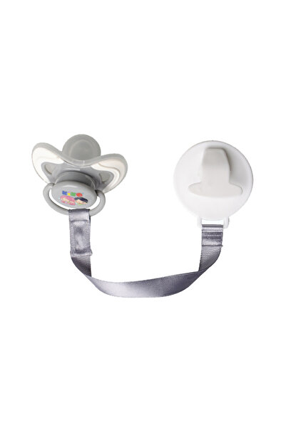 Kiko PACIFIER WITH SILICONE BAGLET (3 M+)Gray