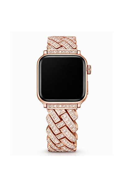 UnDePlus Watch Ultra 1/2/3 49mm Band Rhinestone Thin Metal Band 103