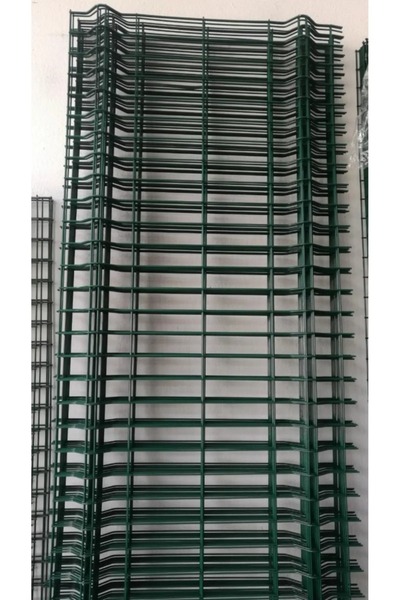 msy garden fenc 75 X 250cm -8 Adet Yeşil Panel Çit Takımı Galvanizli Çit Teli...