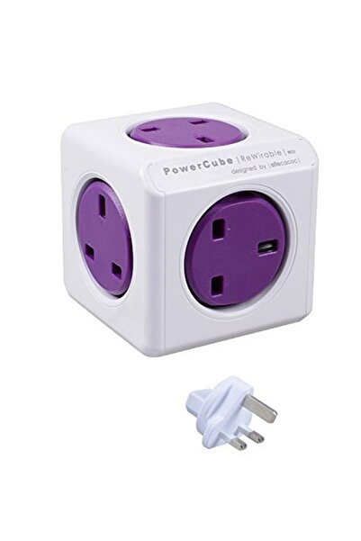Powercube Rewirable & Plug UK USB Port 2500W