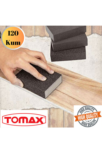 Mobilyap Tomax 120 Sünger Zımpara Ahşap Mobilya Çik Metal Tencere Tava Hobi T...